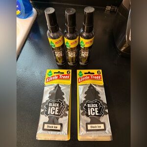 Little Trees Black Ice Air Fresheners